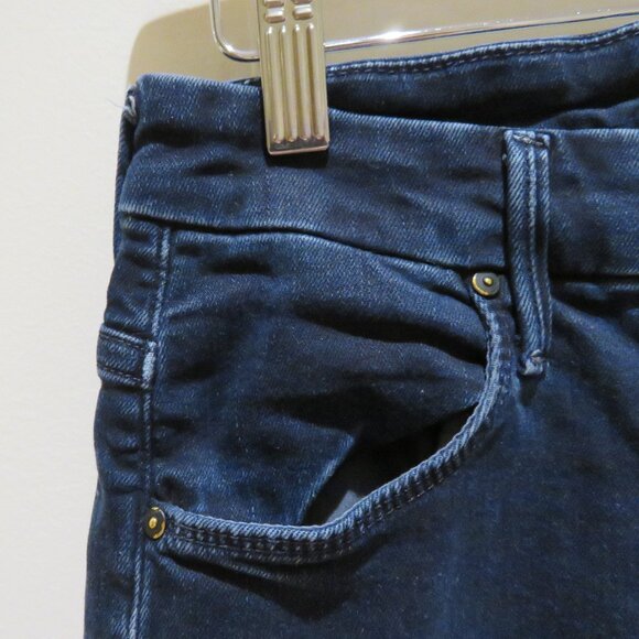 MOTHER The Pixie Ankle Fray in Holding Hands Dark Wash - Size 25 - Picture 6 of 12